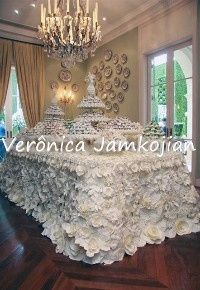 Decoração: Branca com origamis