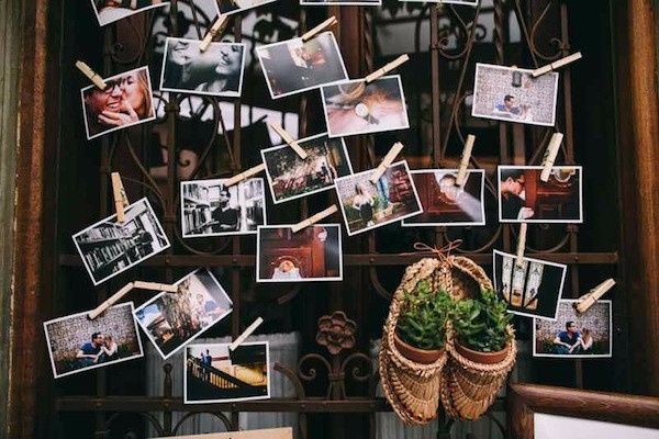 O mural de fotos