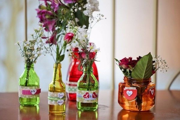 Os arranjos florais DIY