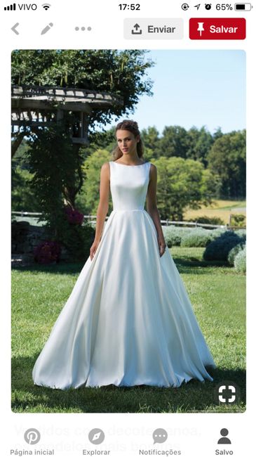 Meu vestido de noiva favorito até o momento é... - 1