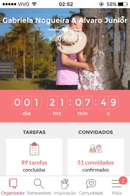 Falta pouco! 🎉❤️👰🏼 16/09 
