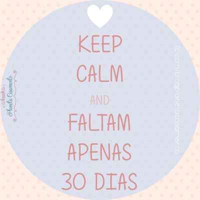 Faltam 30 dias