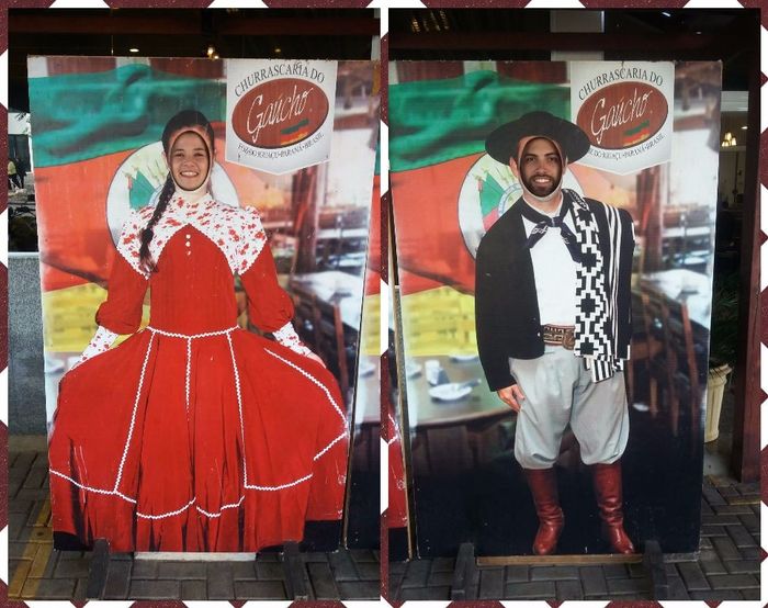 Nossa foto divertida Tchê kkkk