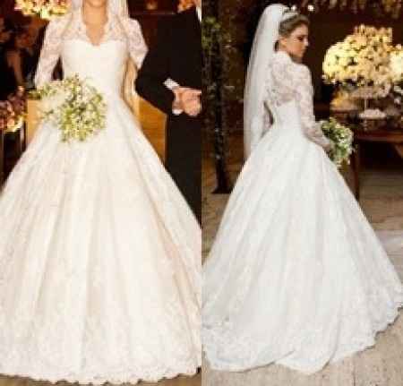Que tipo de vestido vocÊs pretendem casar? - 1