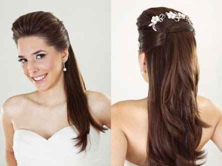 Inspiração de penteado - cabelos liso - 2