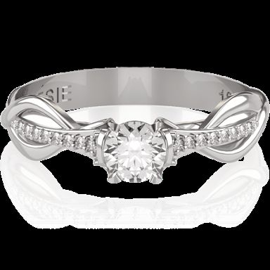 Inspirações de anel de noivado - 22