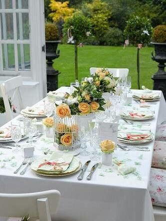 Inspiração decoração mesa dos convidados - 10