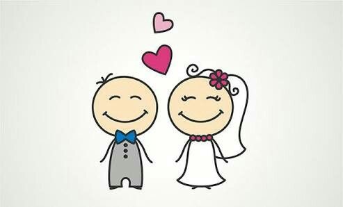 Inspiração de cartoons para casamento - 2
