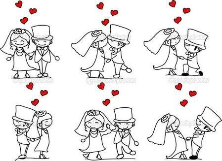 Inspiração de cartoons para casamento - 14