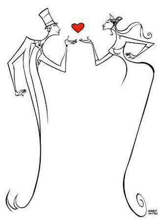 Inspiração de cartoons para casamento - 15