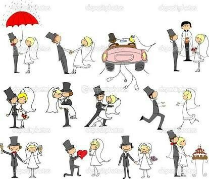Inspiração de cartoons para casamento - 36