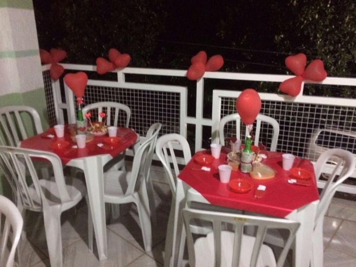 Mais algumas mesas decoradas