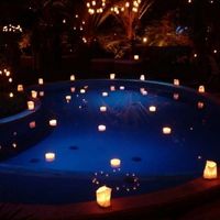 Decoração de piscina