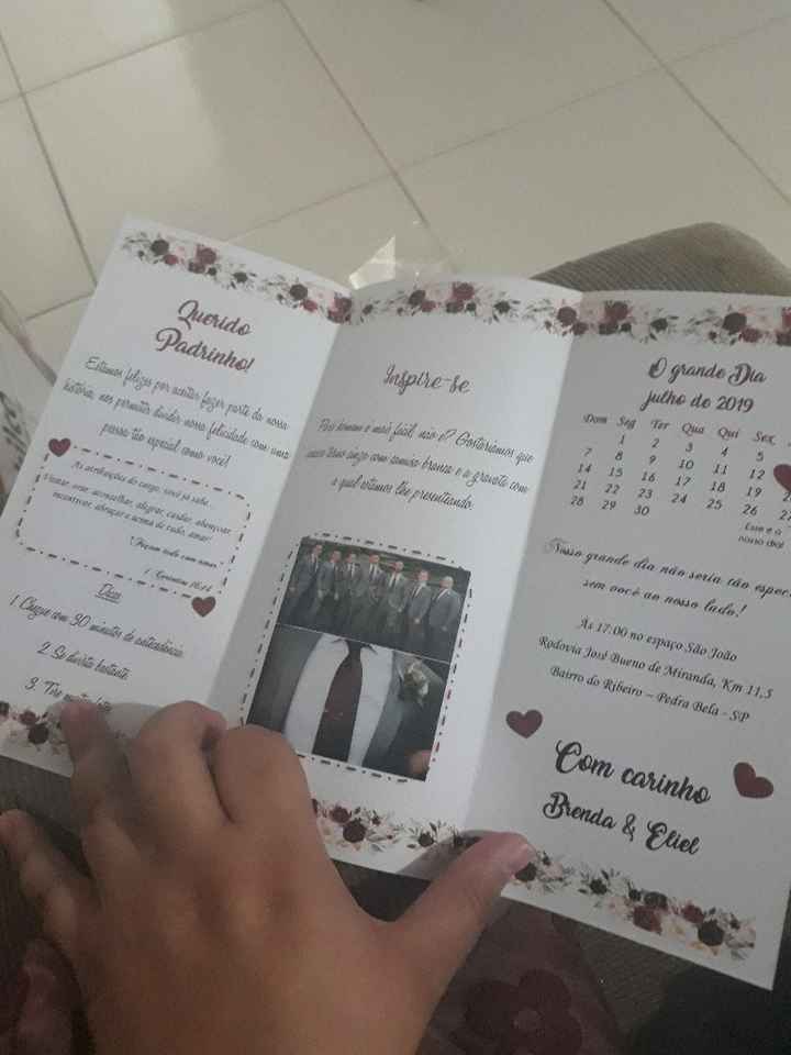 Convite padrinhos - 2