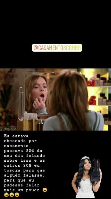 Será muito inconveniente falar só no Casamento? - 1