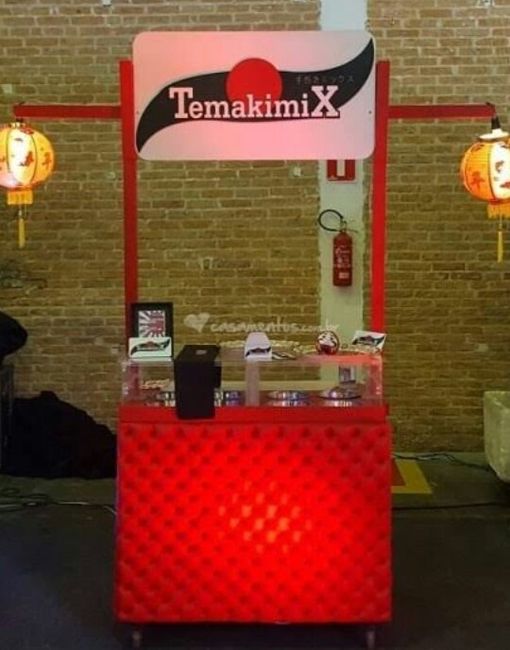 Comida japonesa no casamento - 1
