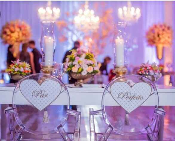 Decoração da mesa dos noivos #mandainspiração - 2