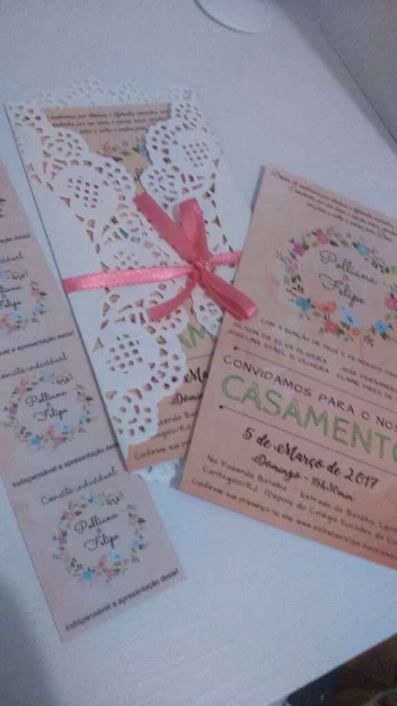 Meu convite, enfim pronto! - 2