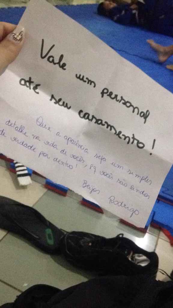 Ganhei personal até o casamento! - 1