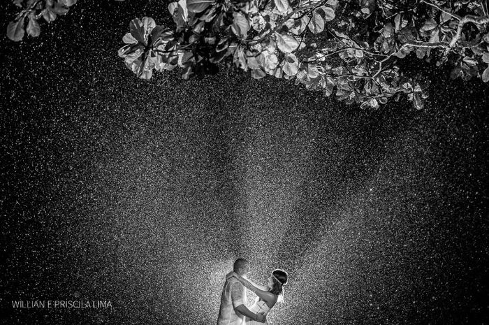 Casamento com chuva