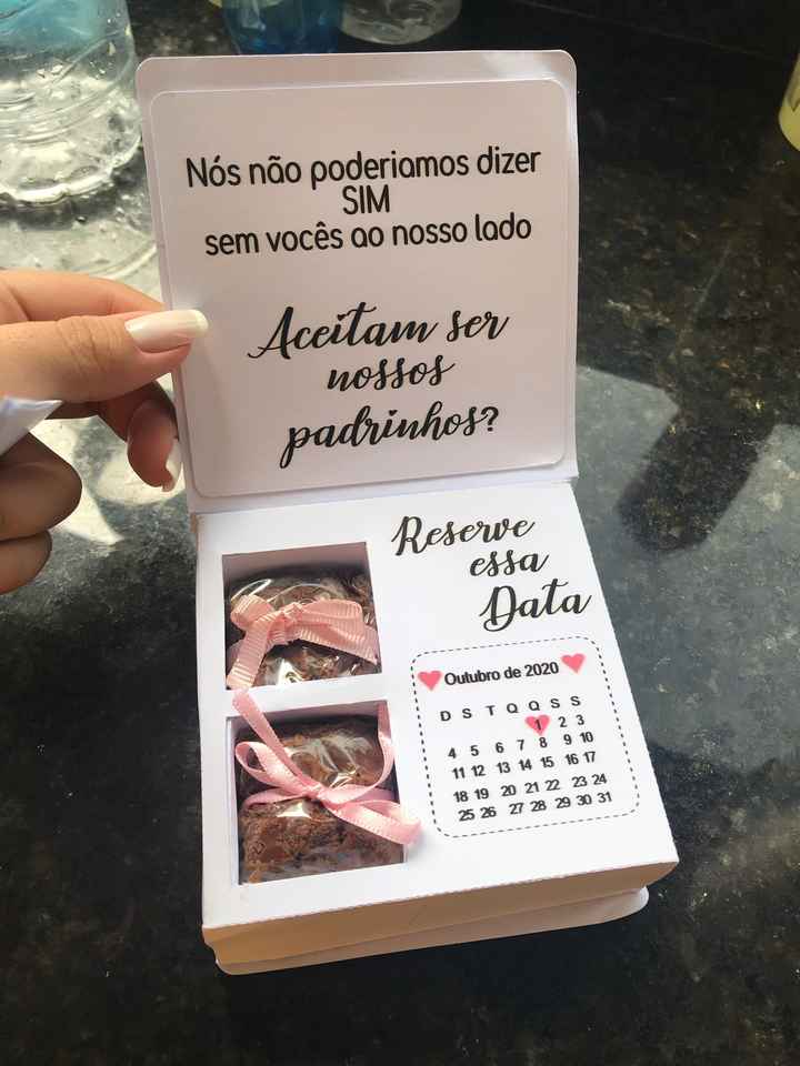 Convite de padrinhos - 1