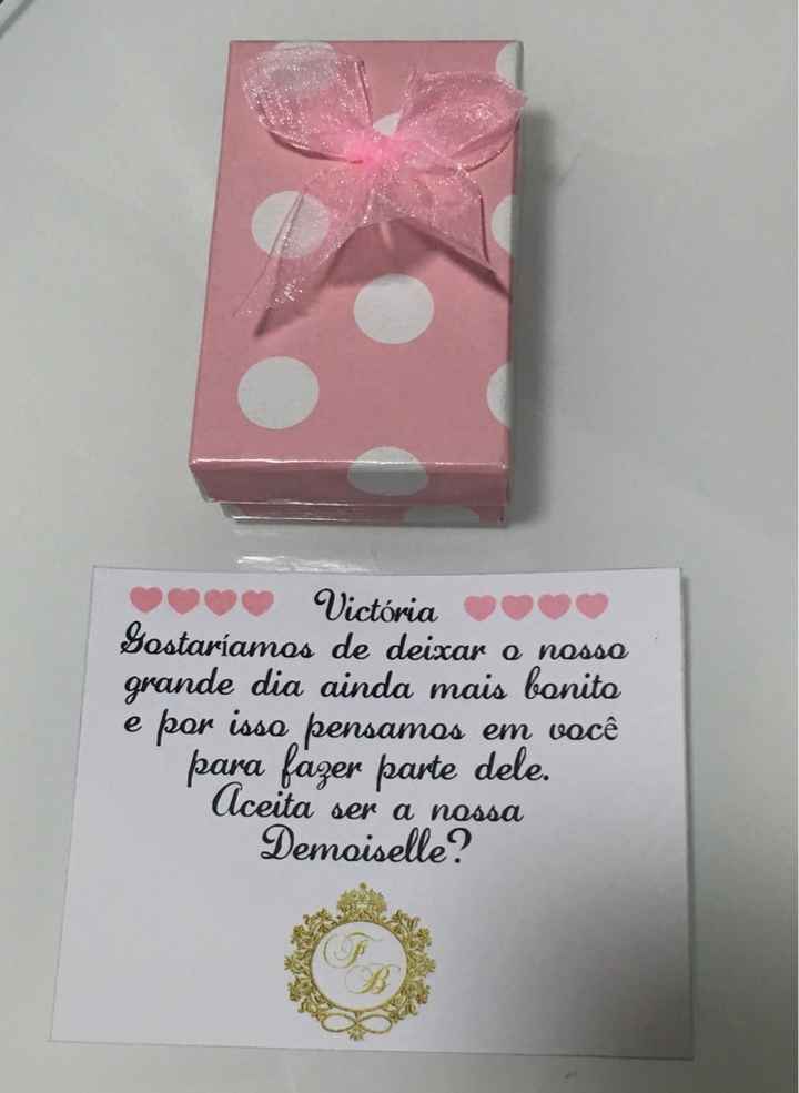 Convite para demoiselle - 1
