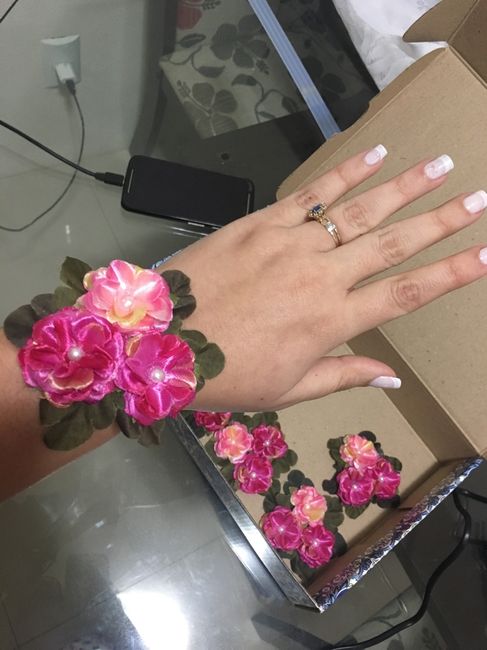 Corsage - feito por mim - 2