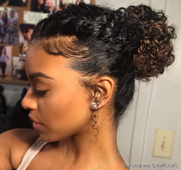 Penteado para noivas cacheadas - 3