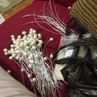 Fazendo meu buquê de pérolas  - 1