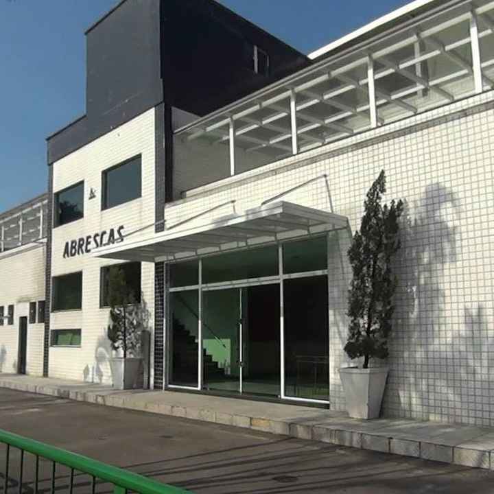 Parte externa do salão
