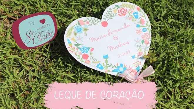 Leque de coração