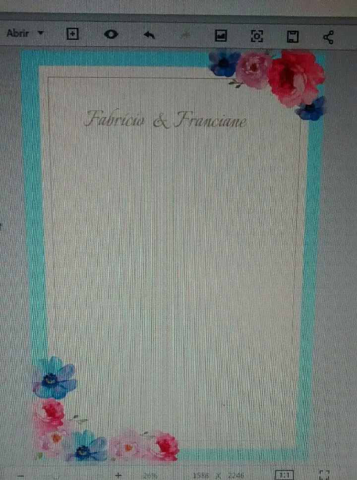 Modelo do convite - diy - 1