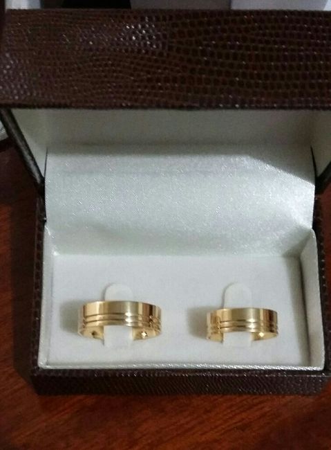 Minha aliança chegou - 1