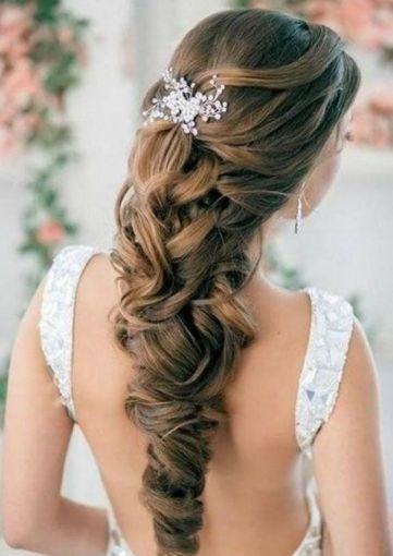 Opção com cabelo solto