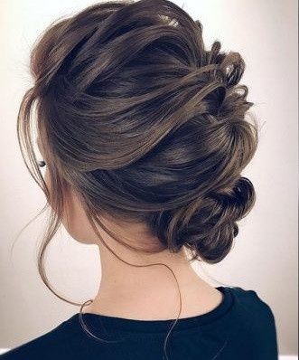 Opção com cabelo preso