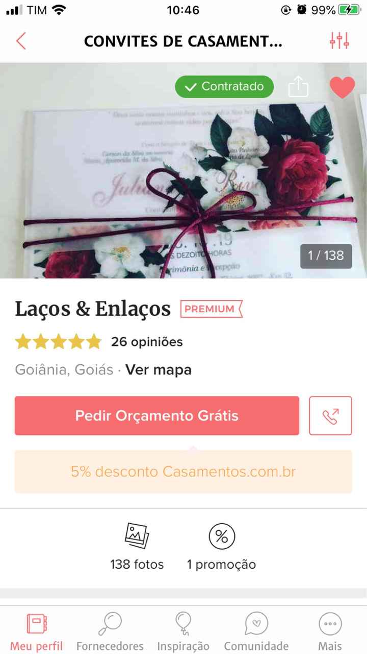 Meus convites - 2