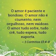 Amor é o maior dom de DEUS.