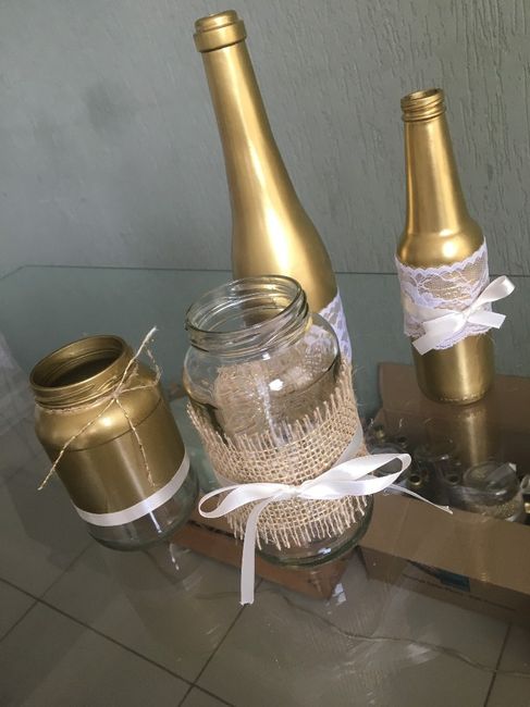 Garrafas e vidros para decoração - 2