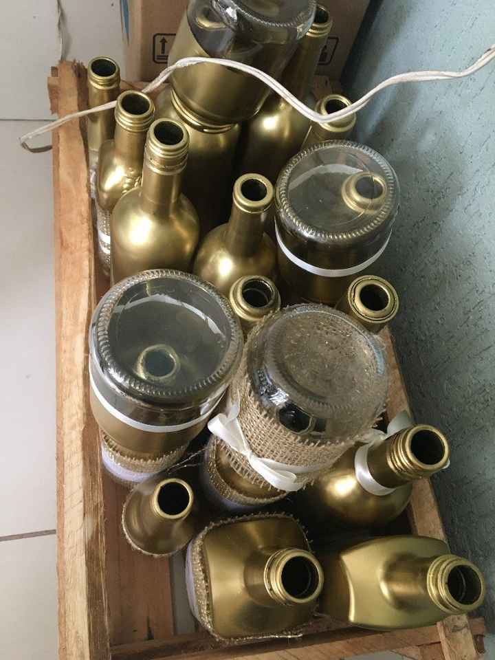 Garrafas e vidros para decoração - 1