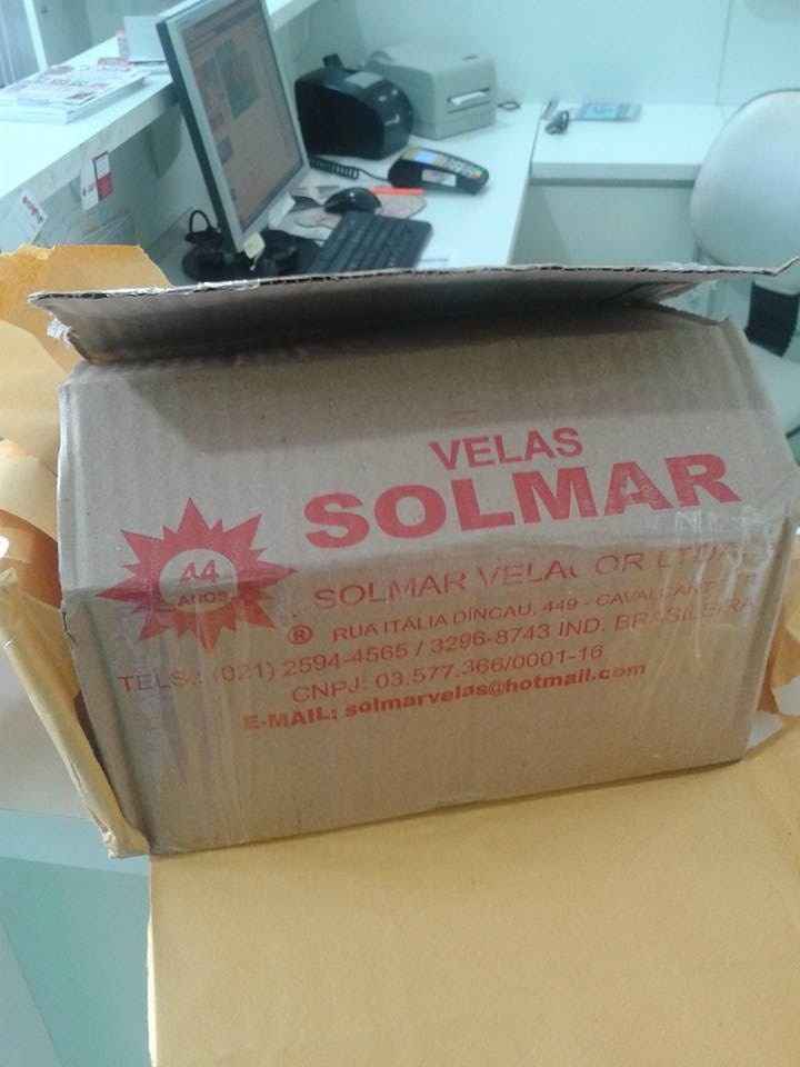 Velas no copo de requeijão