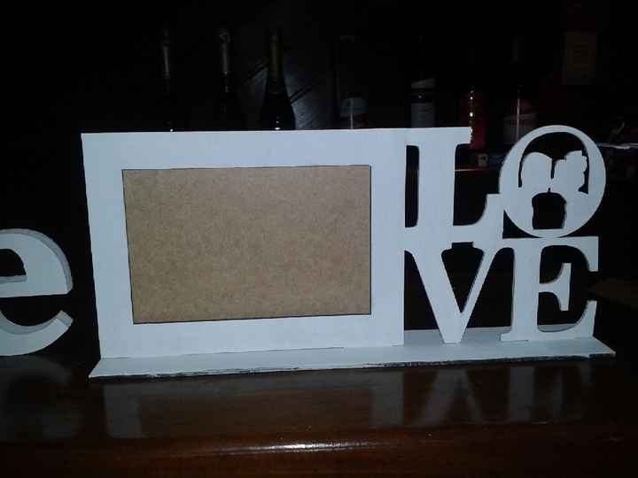 Diy - pintura de mdf e gesso - casamento carol e carlos - 10