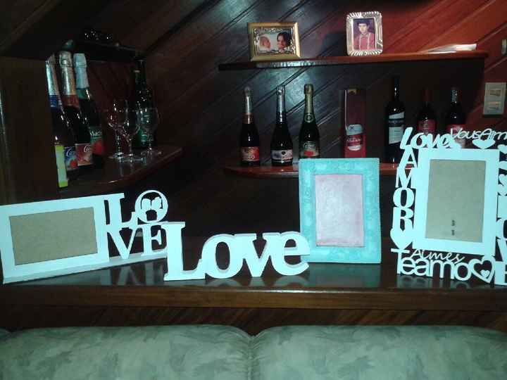 Diy - pintura de mdf e gesso - casamento carol e carlos - 11