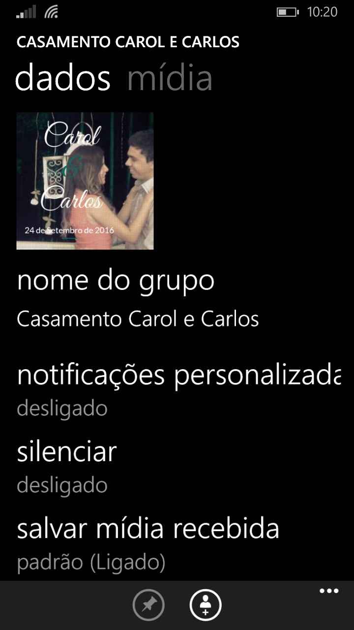 120 dias - Grupo no whats para as convidadas - Casamento Carol e Carlos