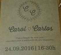 2 meses - Casamento Carol e Carlos