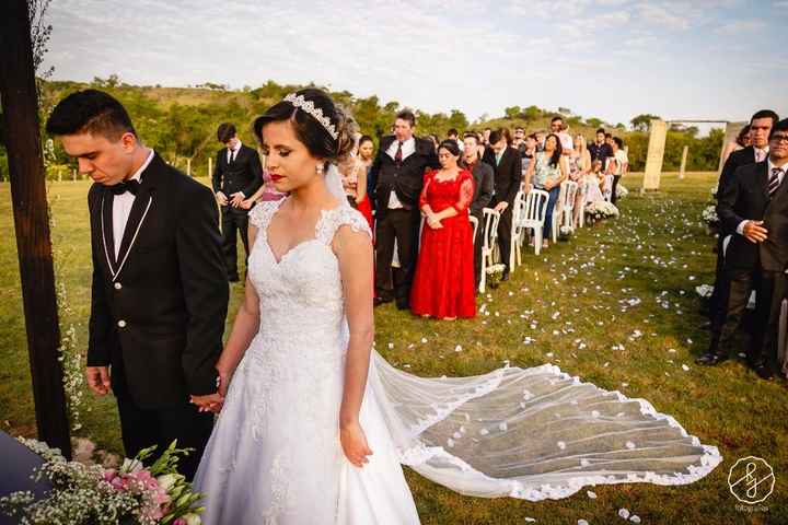 Meu vestido de noiva - Casamento Carol e Carlos