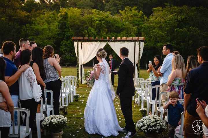 Meu vestido de noiva - Casamento Carol e Carlos