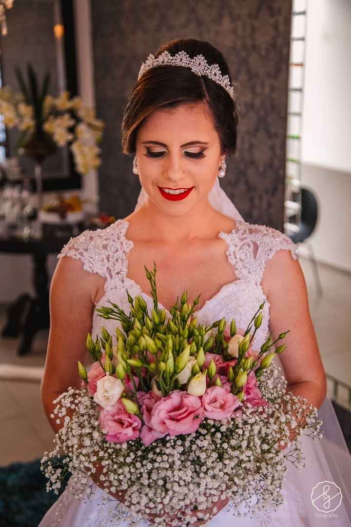 Meu buquê - Casamento Carol e Carlos