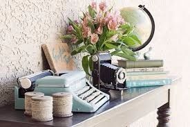 Inspira&ccedil;&atilde;o - M&aacute;quina de escrever na decora&ccedil;&atilde;o