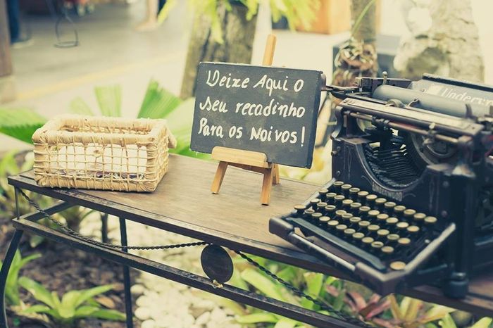 Inspira&ccedil;&atilde;o - M&aacute;quina de escrever na decora&ccedil;&atilde;o