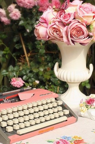 Inspira&ccedil;&atilde;o - M&aacute;quina de escrever na decora&ccedil;&atilde;o